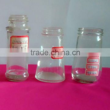 series empty glass bottle for sauce, glass sauce bottle for sale