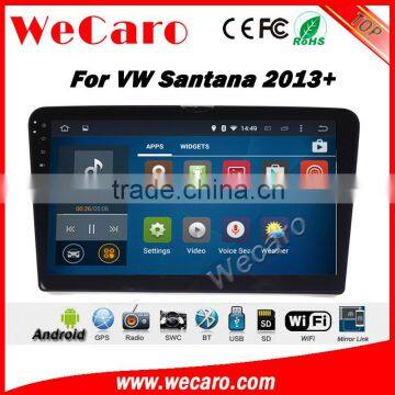 Wecaro WC-VS1026 10.2 inch android 4.4/5.1 car navigation system for vw Santana car radio 2013 + Wifi 3G GPS Radio RDS