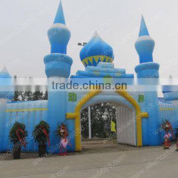 Large entrance gate inflatable arch big inflatable gate