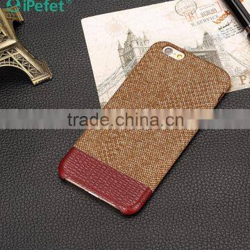 Leather Back Cover Case Mobile Phone Leather Case for IPhone 6 Case Quality Choice
