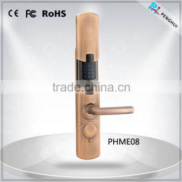 Zinc Alloy Security Touch Screen Password Rfid Card Keypad Entry Door Locks