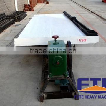 Mineral processing shaking table of Henan Fote company