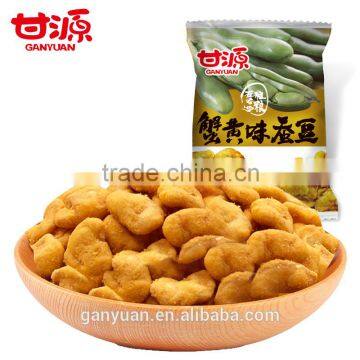 2016 HACCP hot sales crab flavor broad beans snack food