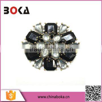 BOKA superior quality Fashion Womens Multi-Color Crystal Alloy Pins & Brooch Engagement