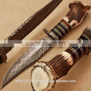 Custom handmade Hunting knives with sheath