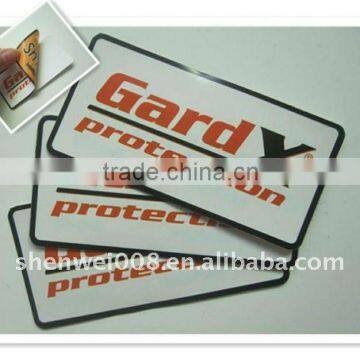 2011 both sides printing pvc sticker