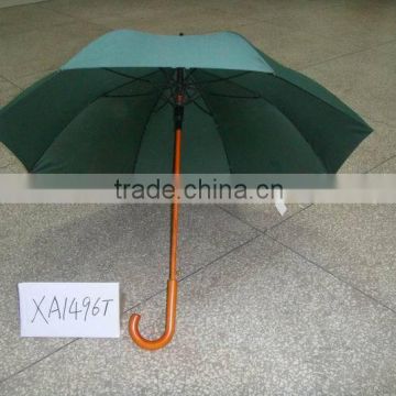 straight automatic wooden umbrella wholesale in china