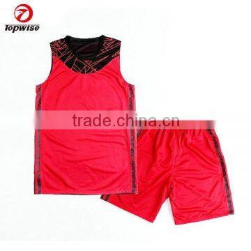 High Quality 100% Polyester 2015 Dry Fit Female Basketball Uniforms