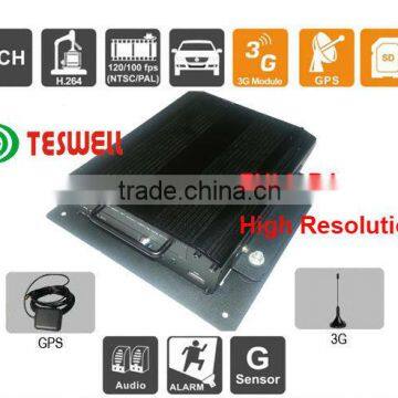 Two-way Audio Communication 4-Channel H.264 Full D1 HDD Mobile DVR