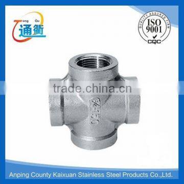 Made in China Casting Bsp Threaded Cross Pipe Fitting photo-2