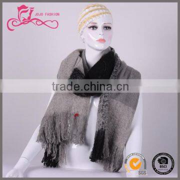 American Style Fashionable Wholesale Roving Acrylic Trendy Plaid Scarf