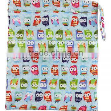 2016 AnAnBaby Best Printed Double Pocket Chevron Baby Diapers Wet Bags photo-6