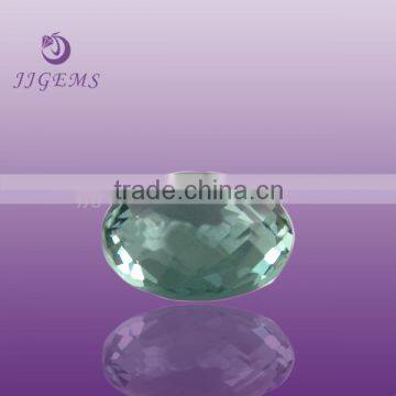 Grey Crystal Glass Gemstone Grey Semi Precious Stone