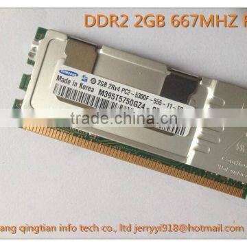 Big wholesale  !! DDR2 2GB memory 677MHZ 5300 ECC RAM For Server/ddr2 2gb memory price