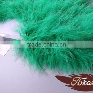 Christmas Occasion Chinese Feather Hand Fans And Turkey Feather Fan For Wedding Decoration photo-5