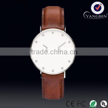 Best seller stainless steel back geneva quartz watch