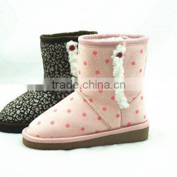 printed kids warm winter snow boots