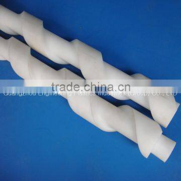 wholesale engineering plastic custom POM plastic raw mateiral conveyer screw rod