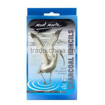Mont Marte Charcoal Pencils 12pce