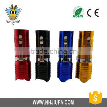 JF OEM&ODM manufacturer Excellent and high quality colorful mini flashlights promotional led flashlight torch