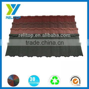 Metal roofing /factory africa stone chip coated metal roof tile