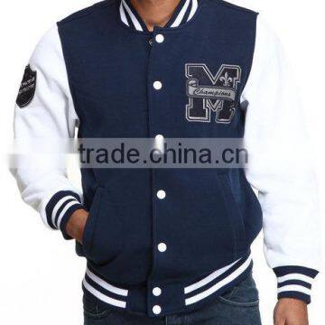 Lining Polyester Material Cotton Jacket,custom Lining Polyeter Cotton Jacket,fashionwear Cotton Material Varsity Jacket photo-6
