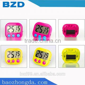 Smart Large LCD Display Remind Timing Digital Count Up and Count Down Timer with Switch/Pothook/Holder/Magnet