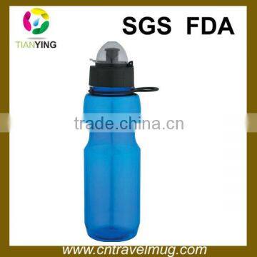 500ML plastic sport water bicycle bottle with lid BPA free