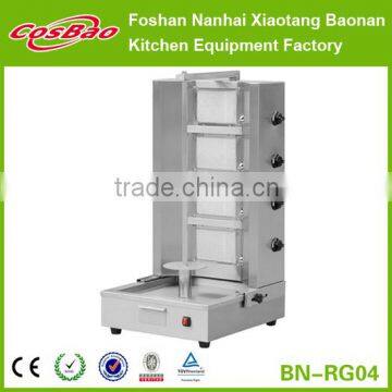 BN-RG04 Automatic Shawarma machine with 4 burners with flameout protection device, shawarma grill machine, kebab grill machine