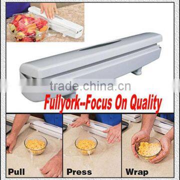 Wraptastic As Seen On TV Plastic Food Wrap Dispenser Cling Film Cutter