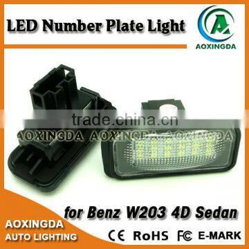 W203 LED license plate light upgrade high intense LED license plate light for BENZ