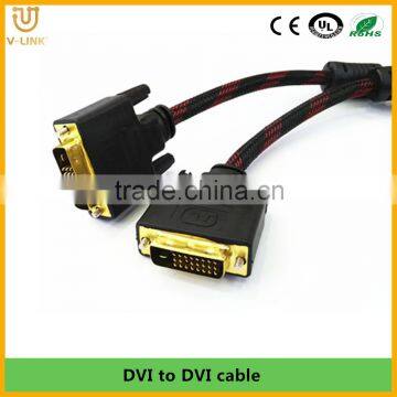 HD 1080P supported dvi cable with gold plated