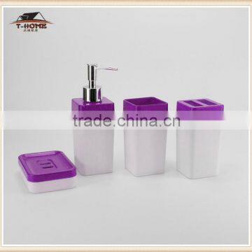 5 pcs purple chinese bathroom accessories                        
                                                Quality Choice