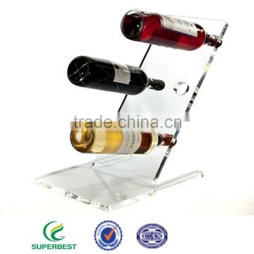 Acrylic wine rack