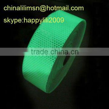 reflective and luminescent tape for vest