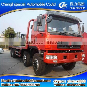 CLW made in china 8x4 dongfeng low bed truck