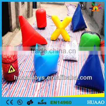 Colorful paintball inflatable