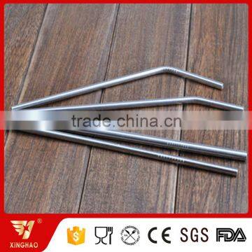 304 18/8 Stainless Steel Long Straws Set with Brush Bar Drinking Straw