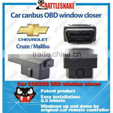 Original car CANBUS OBD window closer for CHEVROLET Cruze,Malibu 2012. BUICK Lacross,Regal, GT,GL8