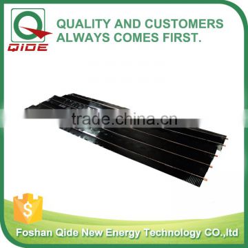 High Absorption solar copper absorber plate /fins with selective black chrome coating