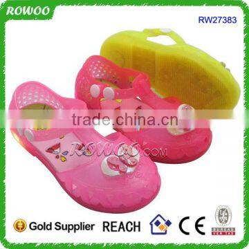 Wholesale Kids Plastic Shoes Sandal Style Baby Clear PVC Air Blowing Shoes