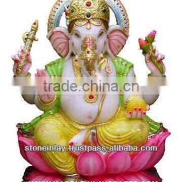 Beautiful Marble Ganesh Statue