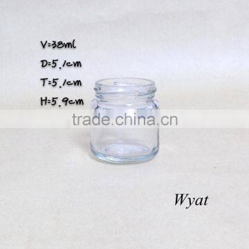 1.3oz 40ml Fruit Jam Glass Jar Mini Glass Honey Jar Manufacturer Jam Jar