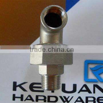 NPT threaded steel pipe fitting elbow union