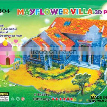 High quality educational super 3d puzzle 30 designs can be choosed