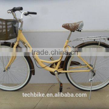 26 inch princess/city bike/bicycle single speed v-brake lady /woman