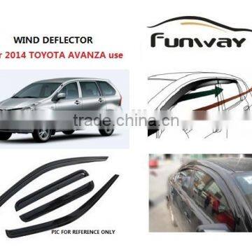 2014 TOYOTA Avanza car Window Visor,Door Visor,Wind deflector,Weather deflector,Rain deflector,Auto accessories