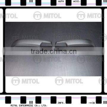 For Subaru WRX 2014- (Lower) Carbon Fiber Car Door Mirror Side Mirror Cover(Matt) photo-2