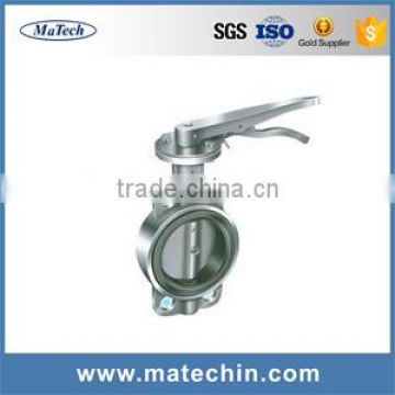 OEM Precision Exhaust Stainless Steel Butterfly Valve