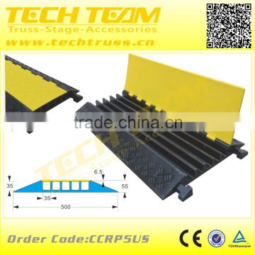 PVC Rubber 5 channels Cable Protector For Traffic